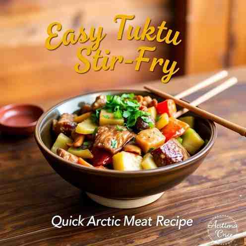 Easy Tuktu Stir-Fry - Quick Arctic Meat Recipe